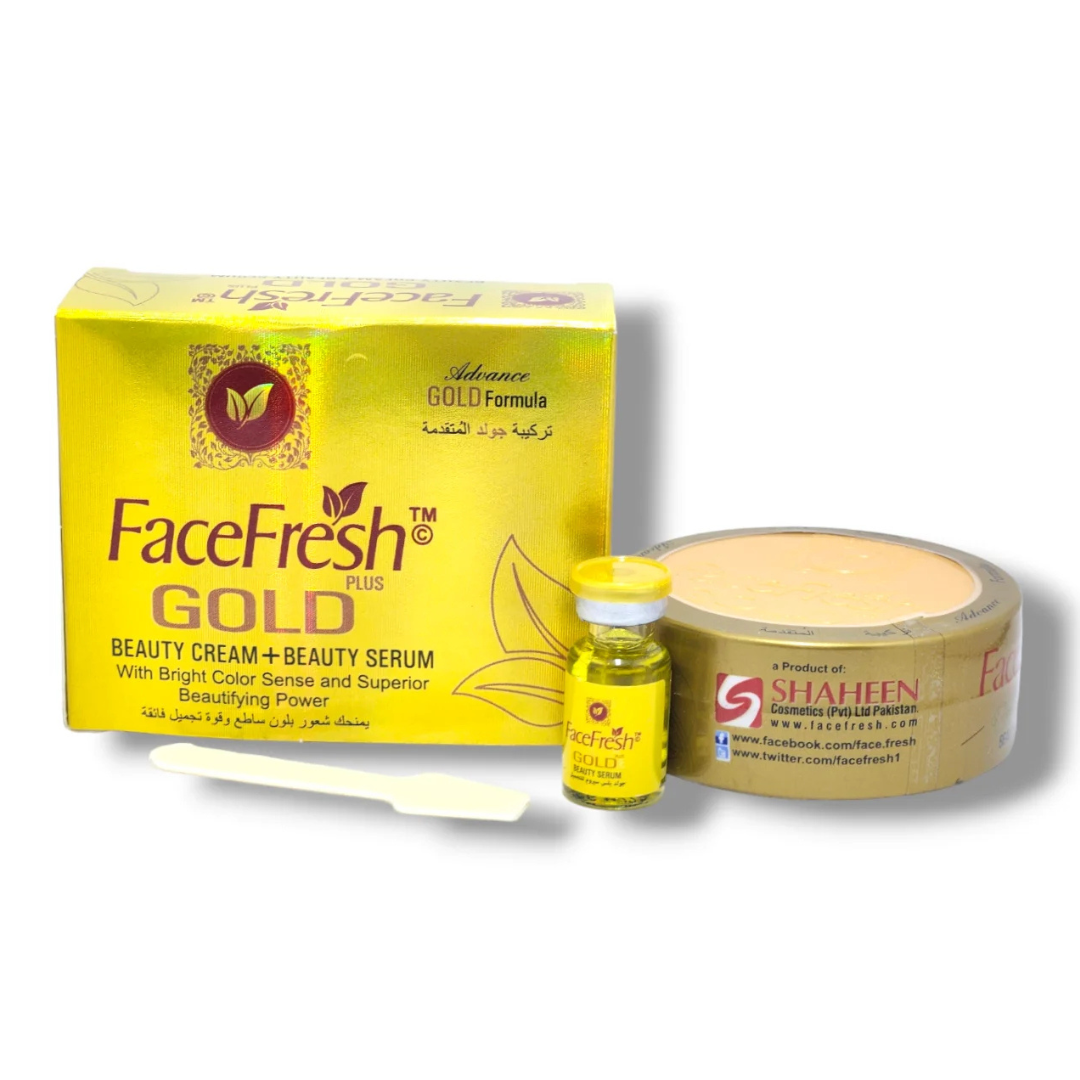 Face Fresh Gold Beauty Cream With Serum 